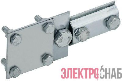 Зажим соединительный контрол. пруток 6-8мм-полоса 30мм оцинк. сталь HDZ IEK ZCC56-14-1-68-30