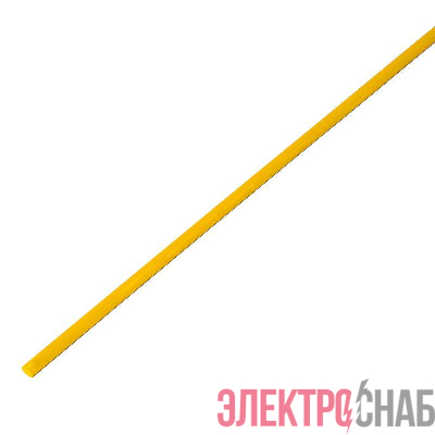 Трубка термоусадочная 3.0/1.5 1м желт. Rexant 20-3002
