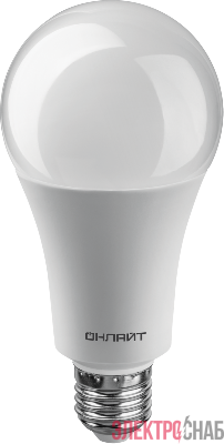 Лампа светодиодная 61 953 OLL-A60-25-230-2.7K-E27 25Вт грушевидная 2700К тепл. бел. E27 2500лм 176-264В ОНЛАЙТ 61953