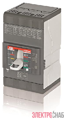 Выключатель автоматический 3п XT1C 160 TMD 100-1000 3p F F ABB 1SDA067397R1
