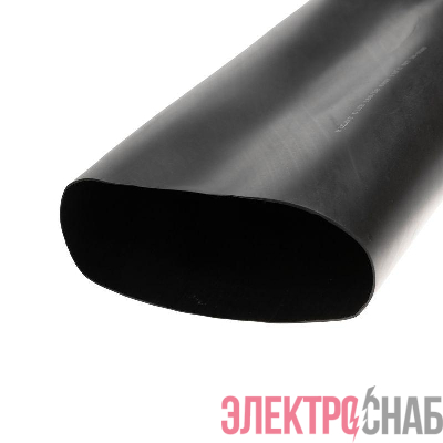 Трубка термоусадочная среднестен. клеевая 180/58 (3-4:1) 1м черн. Rexant 26-0180