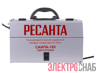 Инвертор сварочный полуавтомат. САИПА-165 Евро рукав (MIG/MAG) Ресанта 65/95