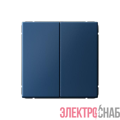 Выключатель 2-кл. ArtGallery 10AX быстрозажим. клем. механизм аквамарин SE GAL001151S