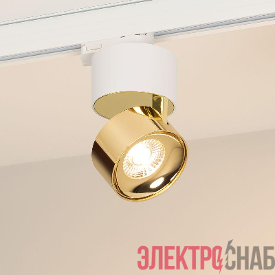 Светильник SP-PLURIO-TRACK-4TR-R77-9W Warm3000 WH-BRS 36 deg 230В 9Вт 3000К IP20 метал. Arlight 038114
