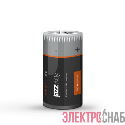 Элемент питания алкалиновый D/LR20 1.5В Ultra Alkaline BL-2 (блист.2шт) JazzWay 5005136