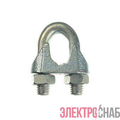 Зажим для троса d6 (уп.100шт) Rexant 09-5606