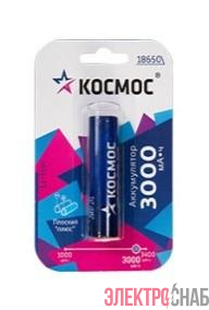 Аккумулятор Li-ion 26650 5000мА.ч без защиты КОСМОС KOC26650Li-ion50US1
