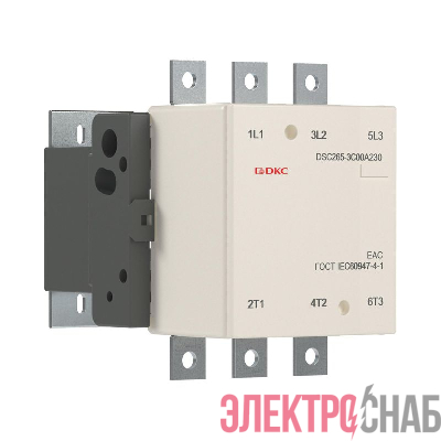 Контактор магнитный DSC265-3C00A230 265А 130кВт (AC3) 220В AC YON DSC265-3C00A230
