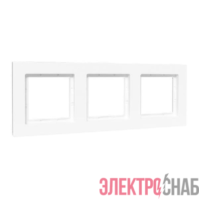 Рамка 3-м Эпика IP44 пластик бел. EKF UP1-FPW-03-44