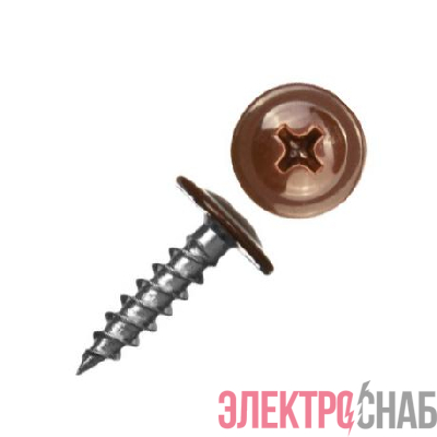 Саморез ШСММ 4.2х16 темн./корич. KP RAL 8017 (уп.20шт) Tech-Krep/Zitar 125488