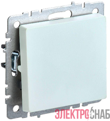 Выключатель 1-кл. СП BRITE ВС10-1-0-БрЖ 10А механизм жемчуж. IEK BR-V10-0-10-K36