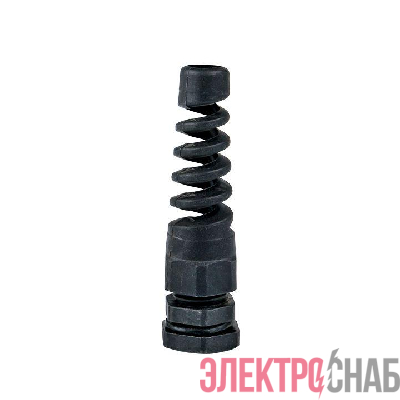 Сальник PG7 d3-6.5мм (d отверст. 11мм) IP54 с гибким отводом EKF plc-pg-7-g