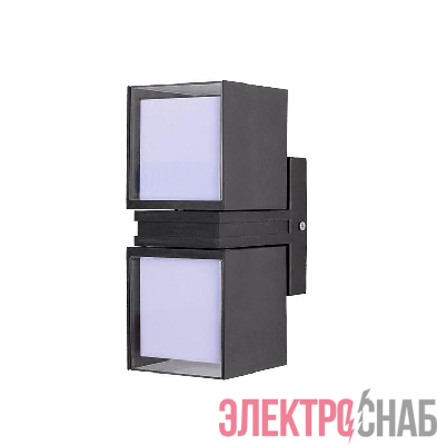 Светильник светодиодный архитектурный PWL-23095 2х8Вт 4000К BL IP54 фасадный исполнение двухсторон. черн. Pro JazzWay 5053151