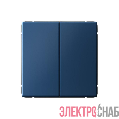 Переключатель 2-кл. ArtGallery 10AX быстрозажим. клем. механизм аквамарин SE GAL001165S