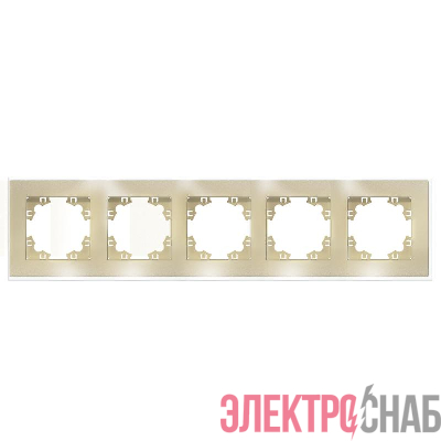 Рамка 5-м Афина стеклянная зол. UNIVersal 2294