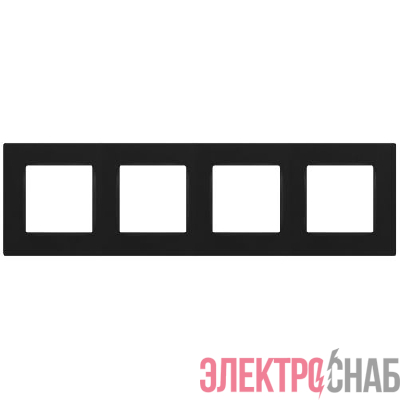 Рамка 4-м 12-5204-05 Классик антрацит Эра Б0067698