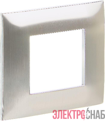 Рамка 1-м SKANDY SK-F31N металл никель IEK SK-M12-M-K50