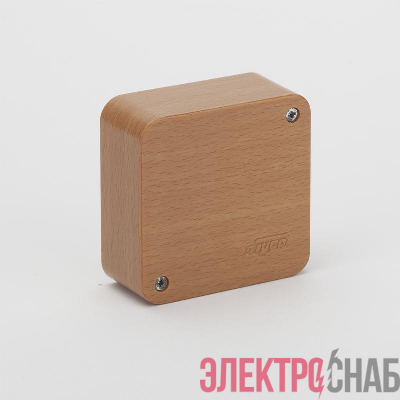 Коробка распределительная ОП 79х79х32мм IP40 бук (светл. основа) Ruvinil 65004-38М
