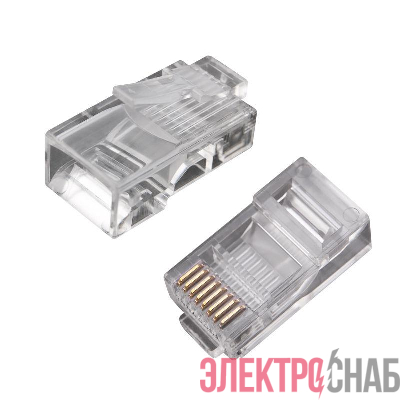 Разъем RJ45 8P8C кат.5E UTP (уп.100шт) PROCONNECT 05-1021-3