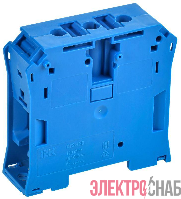 Колодка клеммная CTS 120кв.мм син. IEK YCT10-00-K07-120