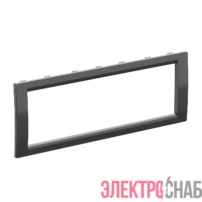 Рамка 6мод. универс. черн. DKC F00015B