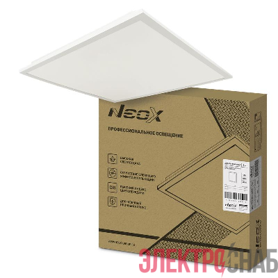 Светильник светодиодный встраиваемый ДВО-PRO 5040-ОПАЛ 50Вт 4000К 120лм/Вт CRI80 595х595х30мм панель NEOX 4690612057293