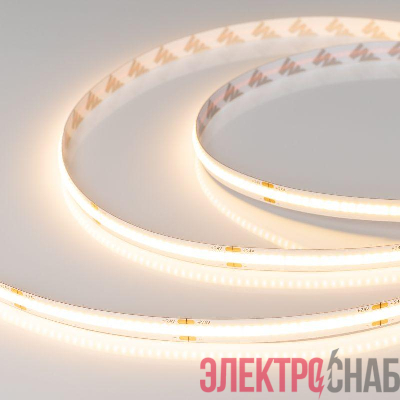 Лента светодиодная COB-X378-8mm 24V Warm 3000К 11Вт/м IP20 (уп.5м) Arlight 031883(3)