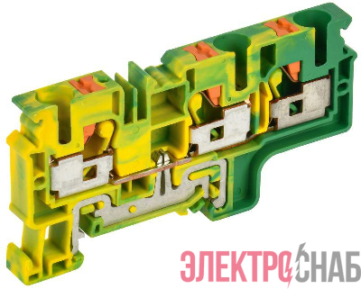 Колодка клеммная CP-MC-PEN земля 3 вывода 10кв.мм IEK YCT22-03-3-K52-010