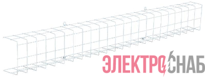 Решетка защитная для светильников ДСП 1300мм бел. IEK LT-DSP0D-R-1300-K01