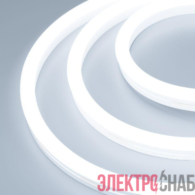 Лента светодиодная WAVE-SIDE-A120-12x25mm 230В White 6000К 12Вт/м IP67 wire x2 грибовидная форма герметичная (уп.50м) Arlight 051935