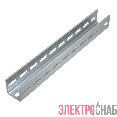 Швеллер 50х50 L1400 2.5мм тройная перфорация КМ LO32714