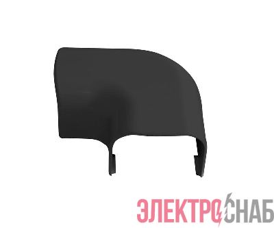 Поворот 90град. для кабель-канала РКК 74х55 Арктика черн. Ruvinil ПВР-74Х55-Ч