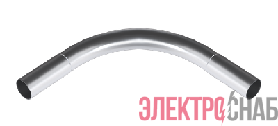Поворот на 90град. d25 AL безрезьбовой алюм. EKF pb-25-AL
