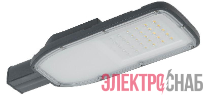 Светильник светодиодный ДКУ 1004-50Ш 5000К IP65 уличный консольный сер. IEK LDKU1-1004-050-5000-K03