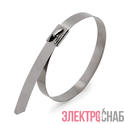 Хомут кабельный СКС (304) 4.6х200 стальной (уп.100шт) Fortisflex 74910