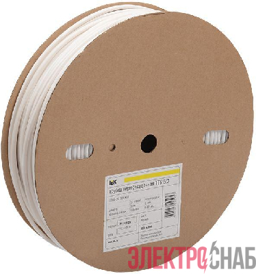 Трубка термоусадочная тонкостен. ТТУ-50/25 черн. (уп.25м) ИЭК UDRS-D50-25-K02