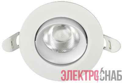 Светильник светодиодный ДВО 1812 7Вт 4000К IP20 поворотн. круг бел. IEK LTP-DSO0-1812-07-40-K01