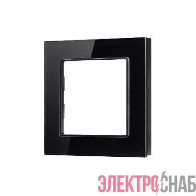 Рамка стеклянная FRM-GLARE-GS-1-BK Arlight 043787