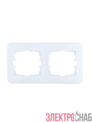 Рамка 2-м ASTI горизонт. бел. LEZARD 7081-0200-147