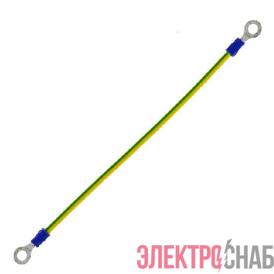Поводок заземления 2 наконечника L200 EKF ak-3-6