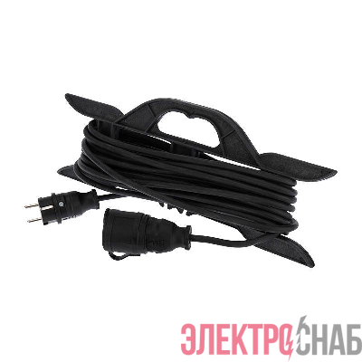 Удлинитель-шнур на рамке 1х10м с заземл. 16А IP44 3.5кВт КГ 3х1.5 морозостойкий Rexant 11-7077