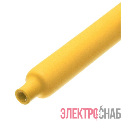Трубка термоусадочная клеевая ТТК(3:1)-30/10 желт. (уп.10м) КВТ 102418