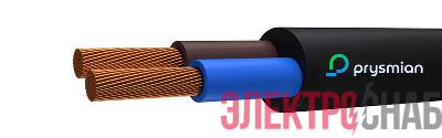 Шнур ШВВП 2х0.75 Ч (м) РЭК-PRYSMIAN 0202020101
