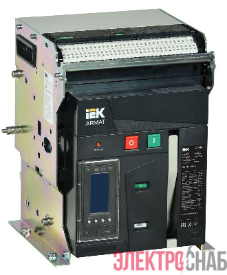 Выключатель автоматический воздушный 3п A 1250А 55кА TY стац. с комплектом аксессуаров ARMAT IEK AR-ACB-3FA-055-1250A-TYCF