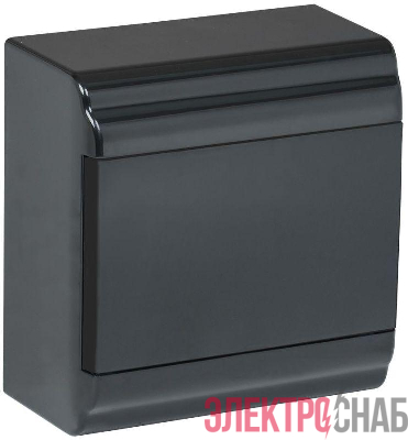Корпус модульный пластиковый ЩРН-П-6 IP41 навесной PRIME черн. IEK MKP13-N-01-06-41-K02