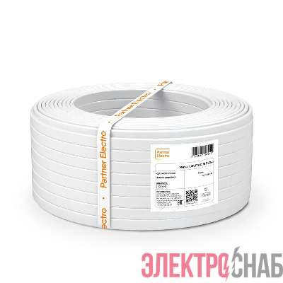 Шнур ШВВП 2х0.75 380В Б (уп.100м) ПАРТНЕР ЭЛЕКТРО УТ-00000144
