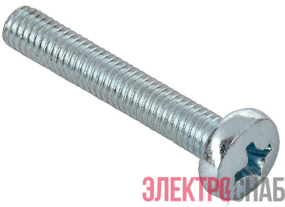 Винт с полусферической головкой и крестообразным шлицем DIN 7985 М6х20 IEK CMZ10-VPL-6-20