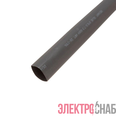 Трубка термоусадочная двустенная клеевая 15.9/7.95 (2:1) (уп.10шт) по 1м черн. Rexant 26-2106