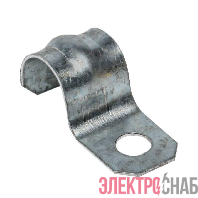 Скоба крепежная однолапковая d12-13мм метал. EKF sm-1-12-13