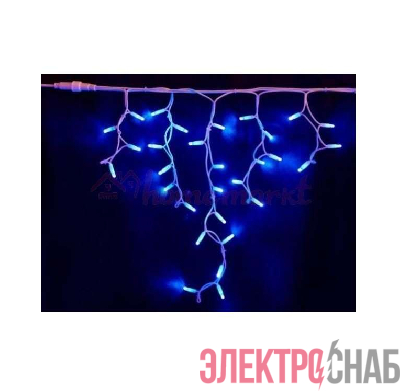 Гирлянда "Бахрома" RB-OIC100LSE-B-T-I4 120LED с доп. подключением до 20 доп. модулей уличная син. SHLights 4690601021731